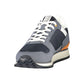 Blue Polyester Men's Sneaker