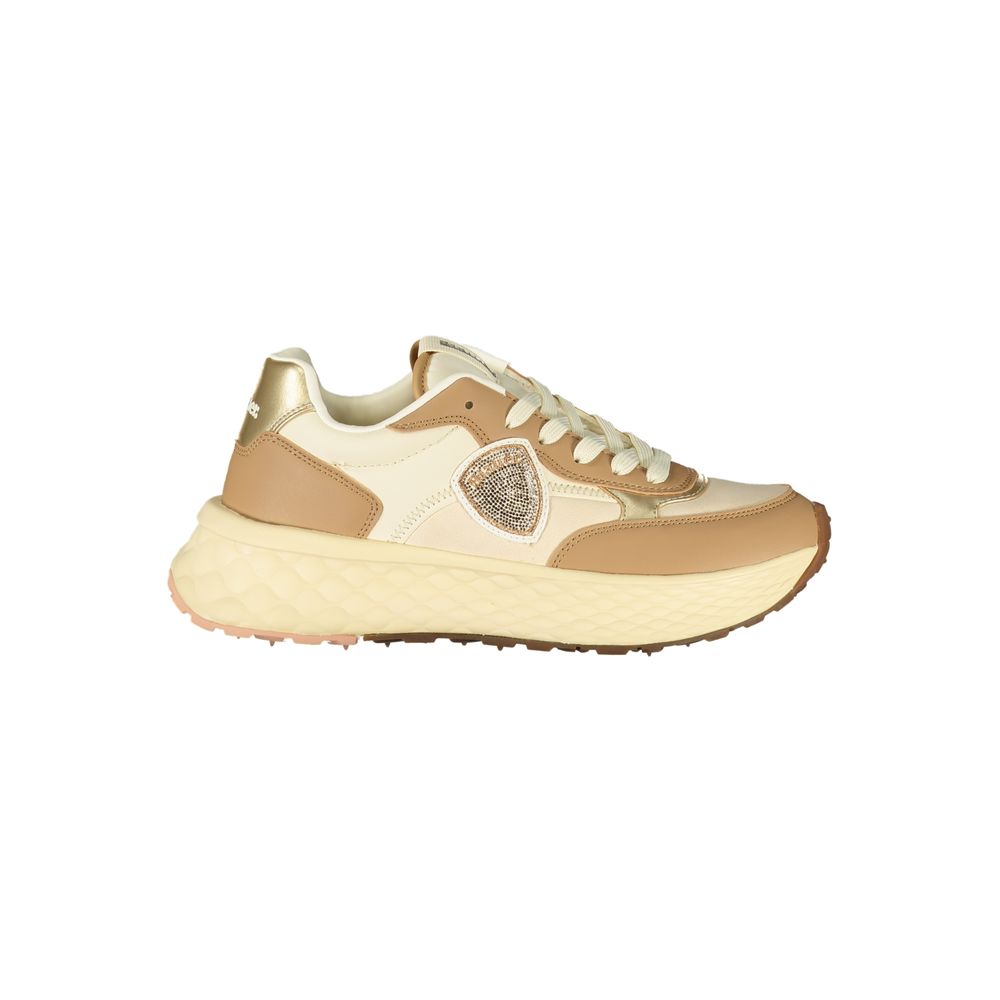 Brown Polyurethane Women's Sneaker