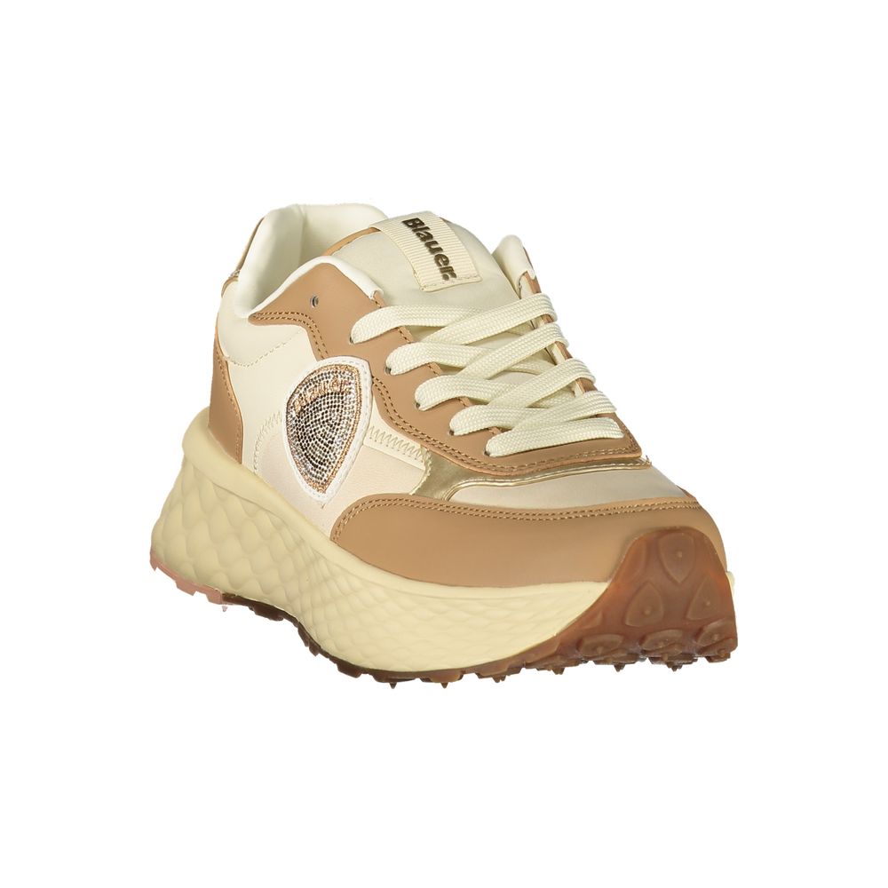 Brown Polyurethane Women's Sneaker