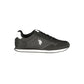 Black Polyurethane Men's Sneaker