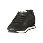 Black Polyurethane Men's Sneaker