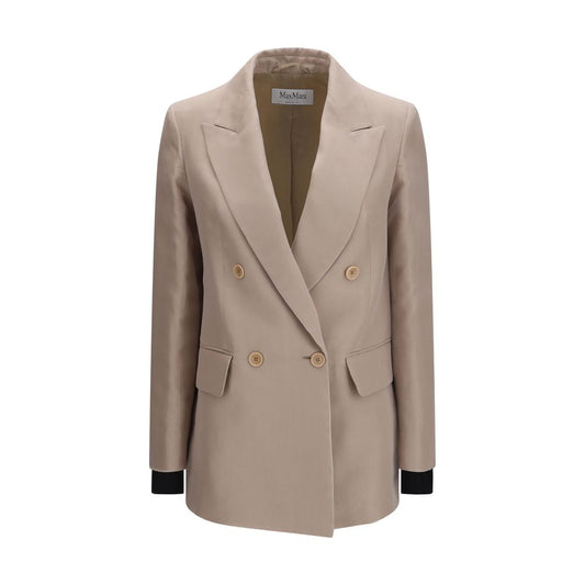 Beige Silk Clothing