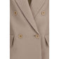 Beige Silk Clothing