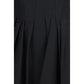 Black Cotton Casual Dress