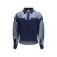 Blue Silk Shirt