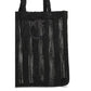 Black Raffia Shoulder Bag
