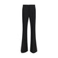 Black Viscose Flared Pants