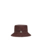 Brown Raffia Bucket Hat