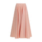 Multicolor Cotton Long Skirt