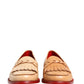 Beige Tassel Leather Men Slip On Loafers Shoes
