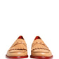 Beige Tassel Leather Men Slip On Loafers Shoes