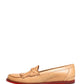 Beige Tassel Leather Men Slip On Loafers Shoes