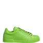 Green Leather Portofino Low Top Sneakers Shoes