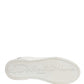 White Black Portofino Leather Sneakers Shoes