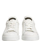 White Black Portofino Leather Sneakers Shoes