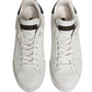 White Black Portofino Leather Sneakers Shoes