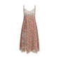 Multicolor Silk Casual Dress