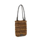 Brown Wood Shoulder Bag