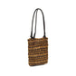 Brown Wood Shoulder Bag