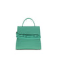 Bicolor Synthetic Handbag