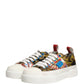 Multicolor Patchwork Low Top Sneakers Shoes