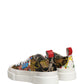 Multicolor Patchwork Low Top Sneakers Shoes