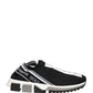 Black Sorrento Slip On Low Top Sneakers Shoes