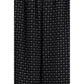 Black Silk Casual Pants