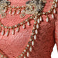 Pink Embellished Mermaid Lace Gown Dress