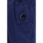 Blue Nylon Shorts