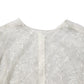 White Floral Lace Sheer Sleeveless Midi Dress