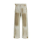 Beige Cotton Jeans Denim