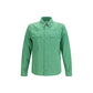 Bicolor Cotton Shortsleeve Shirt