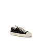 Black Fabric Low Top Sneakers
