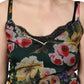 Multicolor Floral Print Sleeveless Mini Dress