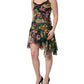 Multicolor Floral Print Sleeveless Mini Dress