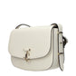 White Leather Crossbody Bag