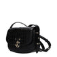 Black Leather Crossbody Bag