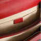 Dionysus Bamboo Medium Top Handle Bag White Blue Red