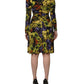 Multicolor Grape Print LongSleeve Midi Dress