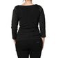 Dark Gray Button Fastening Lace Trimmed Blazer Jacket