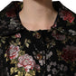 Multicolor Floral Brocade Blazer Jacket