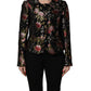 Multicolor Floral Brocade Blazer Jacket