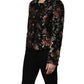Multicolor Floral Brocade Blazer Jacket