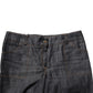 Black Cotton Mid Waist Skinny Denim Trouser Jeans