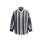 Blue Viscose Pattern Shirt