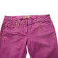 Purple Cotton Slim Fit Denim Trouser Jeans