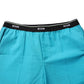 Blue Wool Mid Waist Tapered Women Trouser Pants
