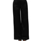 Black HighWaist WideLeg Women Trouser Pants