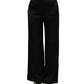 Black HighWaist WideLeg Women Trouser Pants